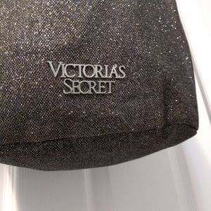 Victoria's Secret glittery drawstring backpack
